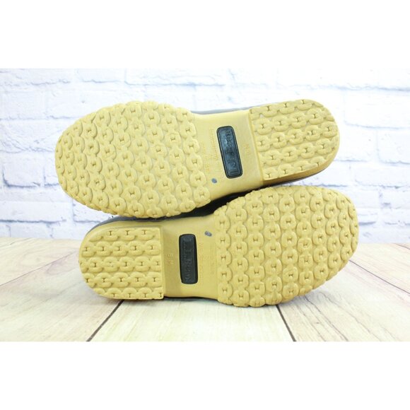 LL Bean Signature Waxed Canvas Maine Hunting Shoe 16" Black Size 6 M - Picture 7 of 11